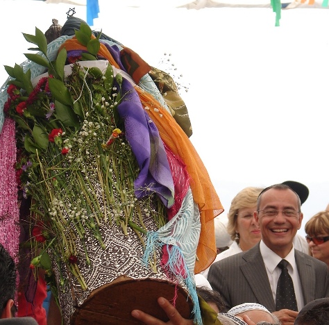 טקס פתיחת החגיגות בבית עבו עם שגריר צרפת בישראל ז'אן מישל קזה, תשס"ז 2007